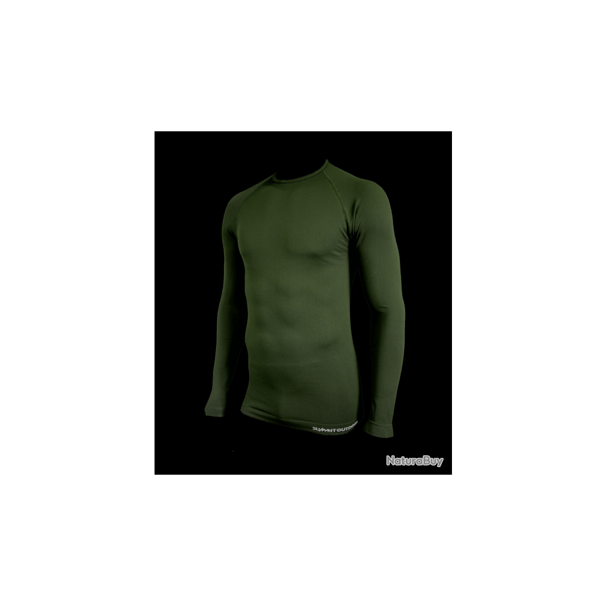 T-SKJORTE TECHNICAL LINE TEMPERE ROUND NECK KHAKI SUMMIT OUTDOOR - Image 2