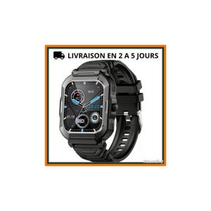 Multifunksjonstilkoblet militærklokke – 1 ekstra armbånd – Gratis rask levering