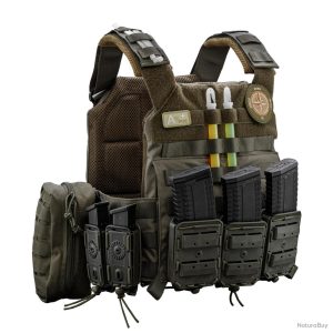 BSST C-1 MOLLE standard-OD GREEN plateholder