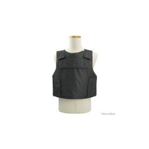 PRO25 SKUDDSIKKER VEST 3A SVART + 2 NIJ4 STA-PLATER