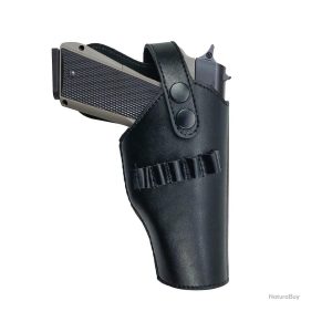 OWB pistolhylster med patronbelte – Svart