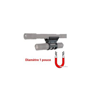 Magnetisk lampefeste på fat – diameter 1 tomme
