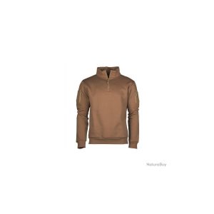 Mil Tec Tactical Zip Coyote-genser med glidelås