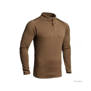 Thermo Performer sweatshirt med glidelås 10 °C til 20 °C Tan