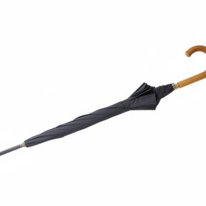 Paraply-sverdstokk med buet trehåndtak – 93 cm