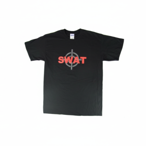 Svart SWAT-T-skjorte